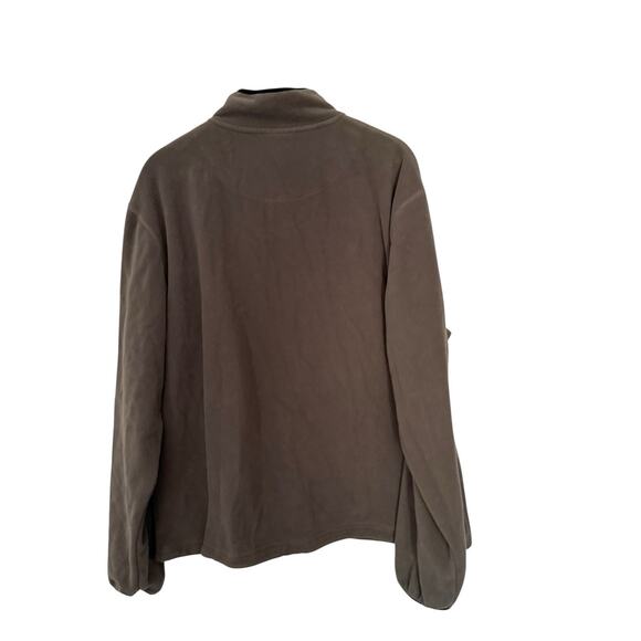 Ducks Unlimited Black Gray Polyester Full Zip Fleece Jacket Men’s large - Picture 3 of 4